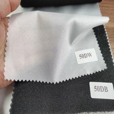 Изделие для переплетения интерлинингов Вкладки GAOXIN Fusible Woven Polyester 40gsm /-2g Custom Width